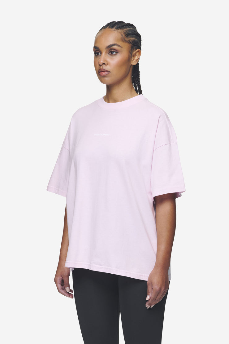 Pegador Arendal Logo Heavy Oversized Tee Washed Bubblegum White Exklusivangebot