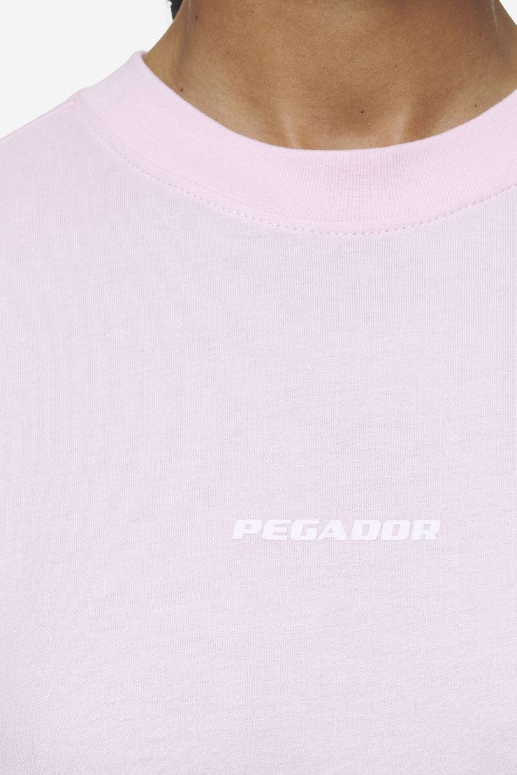 Pegador Arendal Logo Heavy Oversized Tee Washed Bubblegum White Exklusivangebot