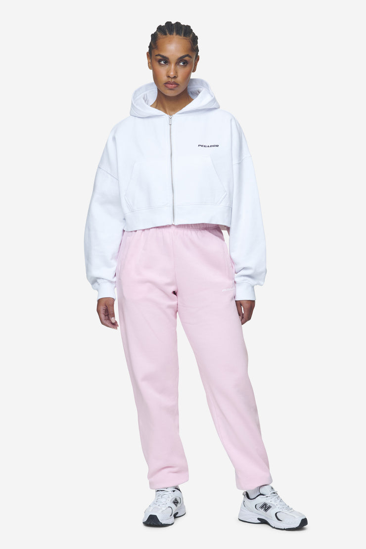 Pegador Villa High Waisted Sweat Pants Washed Bubblegum White Gum Muttertagsangebot