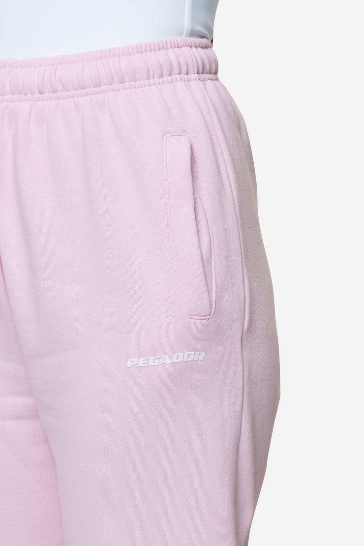 Pegador Villa High Waisted Sweat Pants Washed Bubblegum White Gum Muttertagsangebot