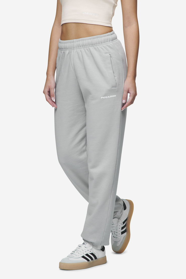 Pegador Villa High Waisted Sweat Pants Washed Sky Grey White Gum Vatertagsangebot