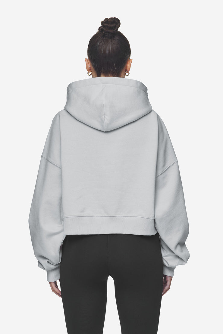 Pegador Salita Oversized Cropped Hoodie Washed Sky Grey White Gum Lagerräumung