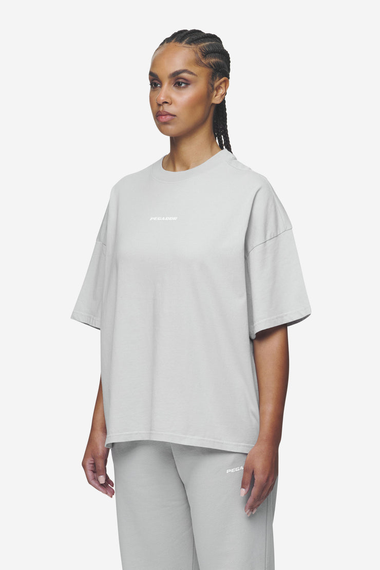 Pegador Bracy Heavy Oversized Tee Washed Sky Grey White Gum Zeitlich begrenztes Angebot