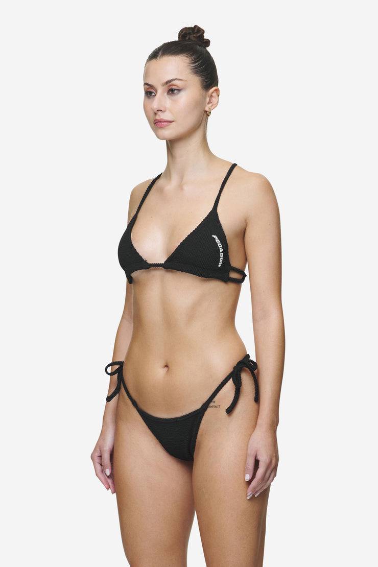 Pegador Ramira Triangle Bikini Top Black Bestseller