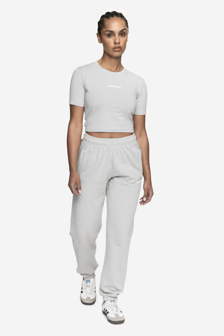 Pegador Ines Cropped Baby Tee Washed Sky Grey White Gum Bis zu 65% Rabatt