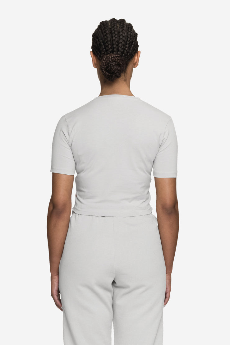 Pegador Ines Cropped Baby Tee Washed Sky Grey White Gum Bis zu 65% Rabatt