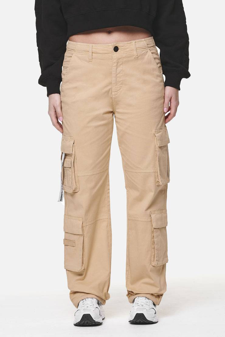 Pegador Tanami Wide Cargo Pants Washed Safari Sand Fabrikladen