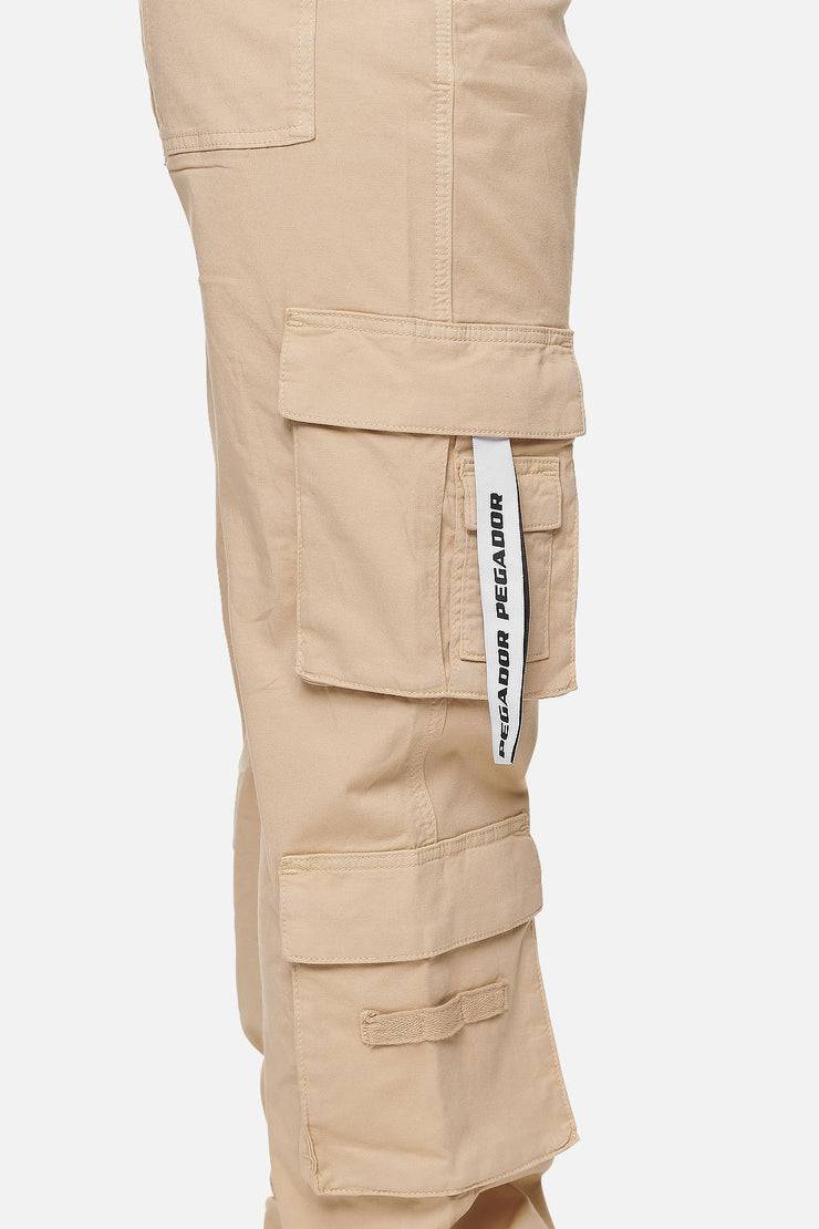 Pegador Tanami Wide Cargo Pants Washed Safari Sand Fabrikladen
