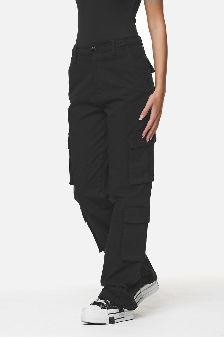 Pegador Tanami Wide Cargo Pants Black Begrenzt auf 3 Tage