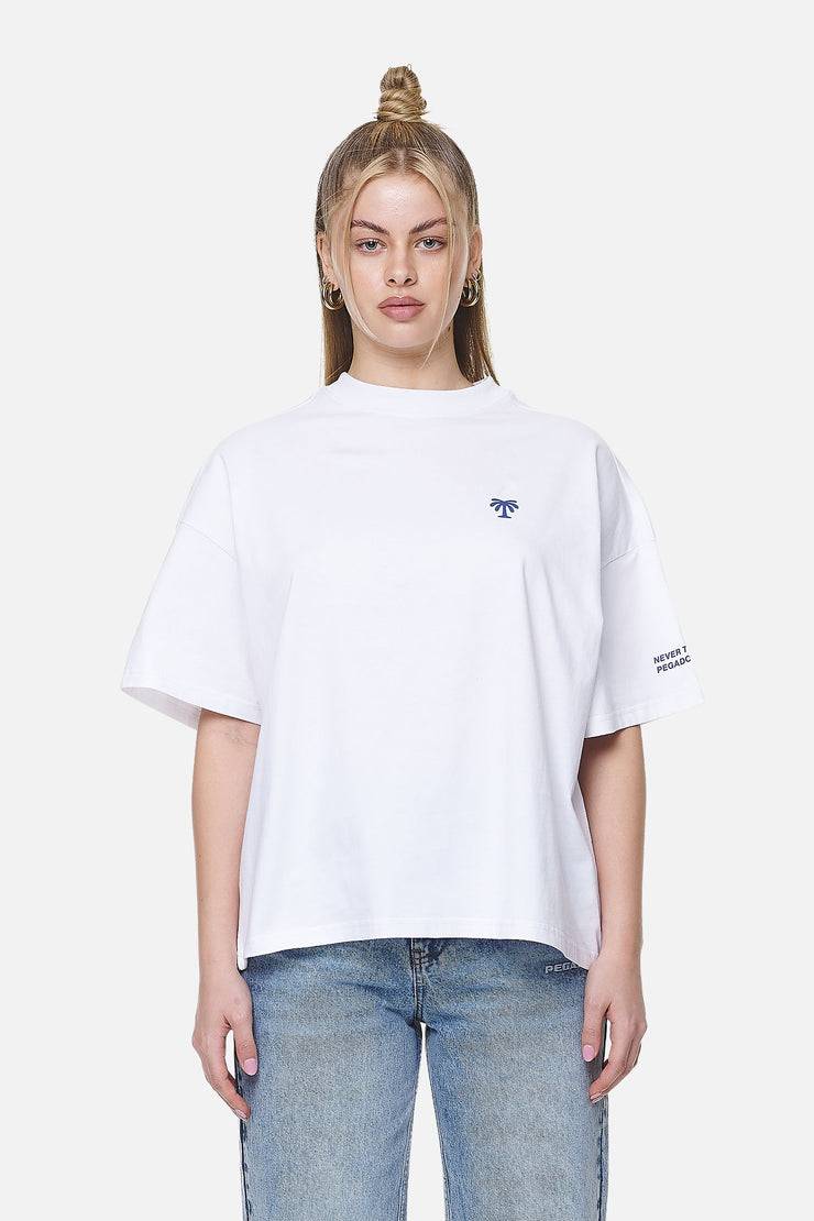 Pegador Palmyra Heavy Oversized Tee White Speichern exportieren