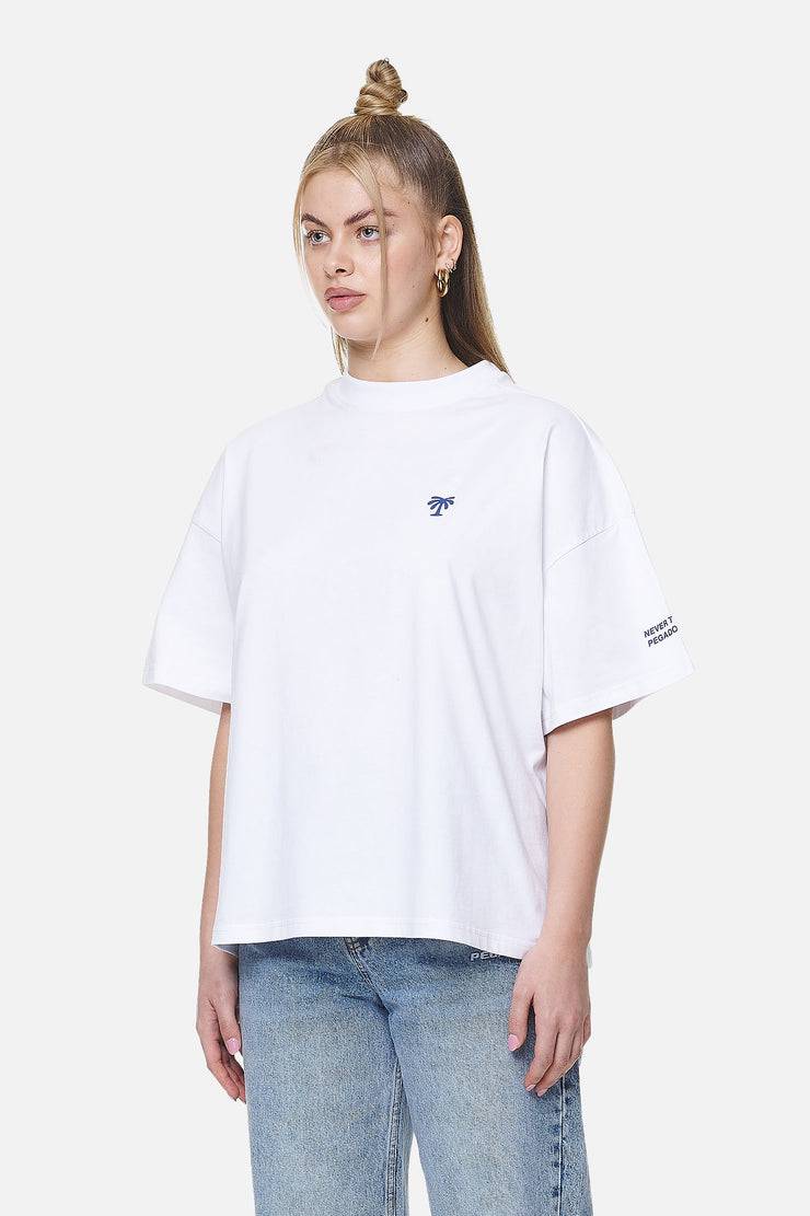 Pegador Palmyra Heavy Oversized Tee White Speichern exportieren