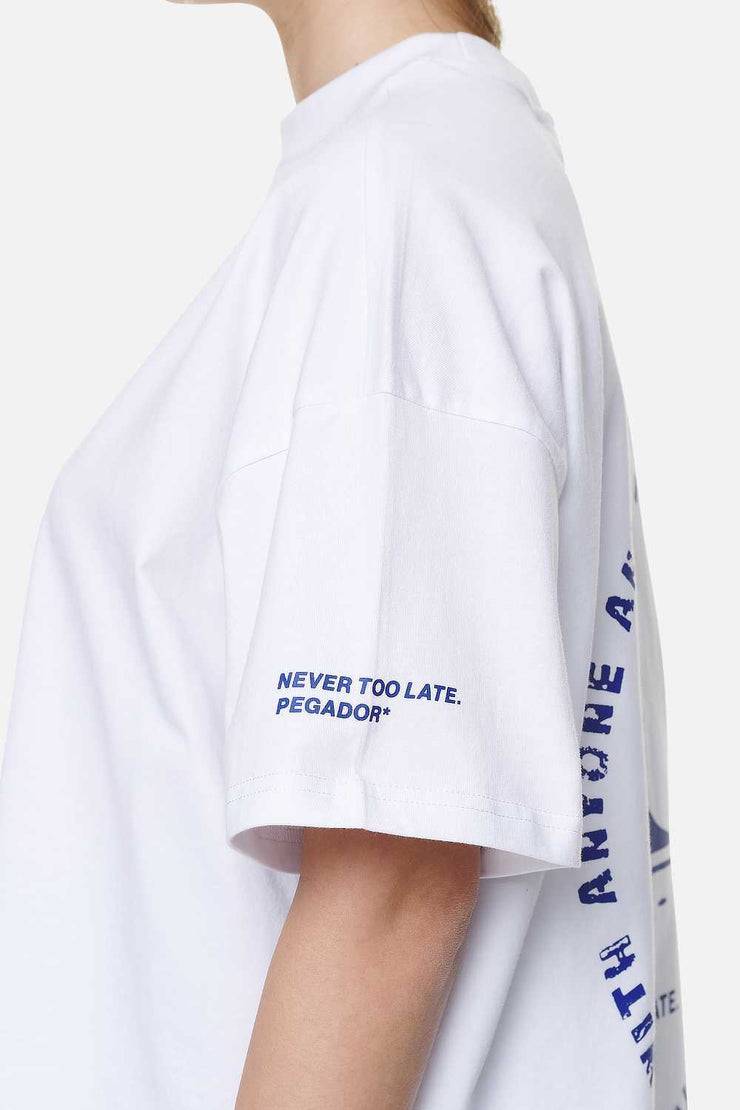Pegador Palmyra Heavy Oversized Tee White Speichern exportieren