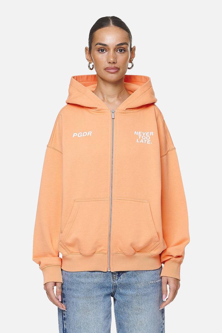 Pegador Airville Oversized Zip Hoodie Washed Apricot Black Friday Preise