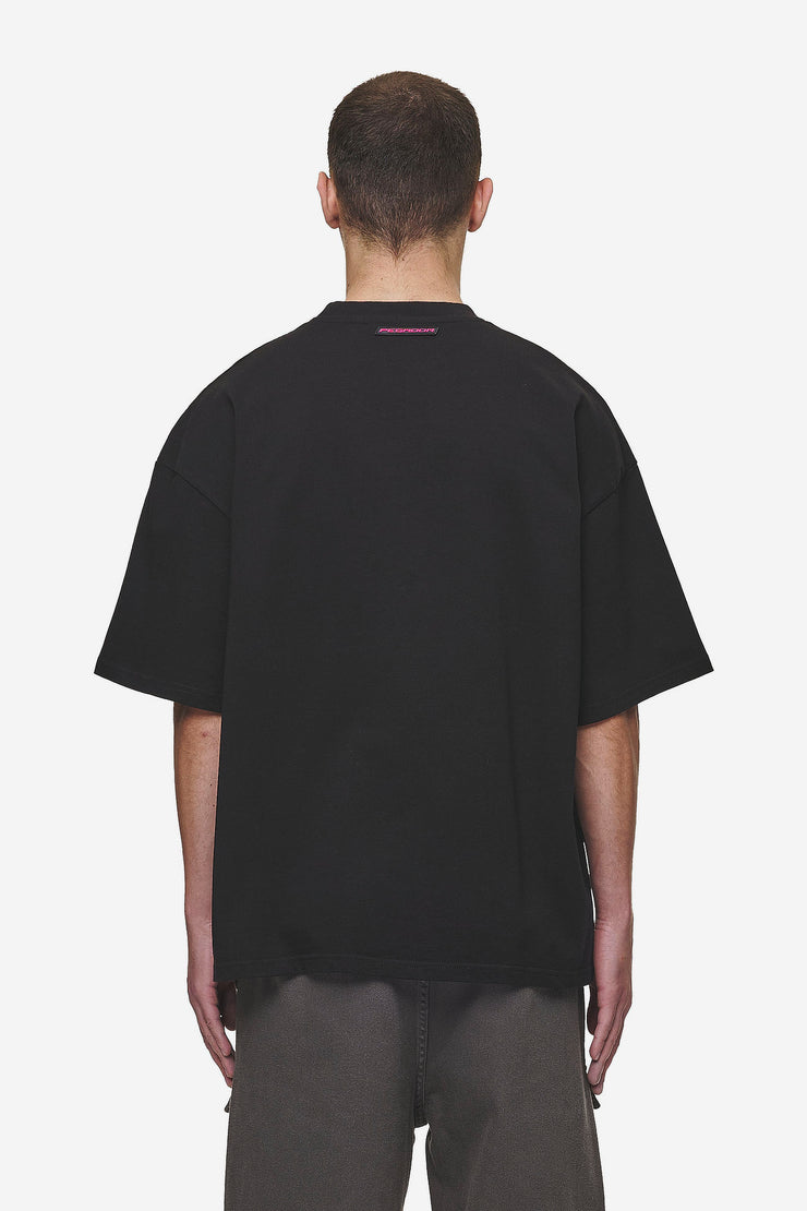 Pegador Carver Boxy Tee Washed Black Online