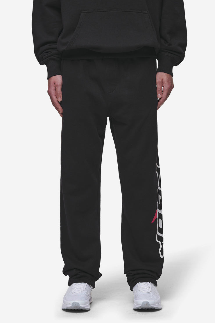 Pegador Blamor Wide Sweat Pants Washed Black Outlet
