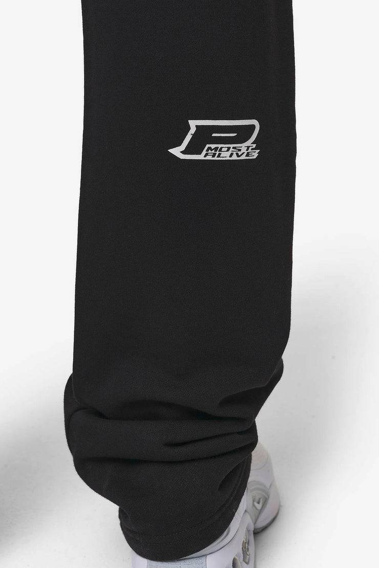 Pegador Blamor Wide Sweat Pants Washed Black Outlet
