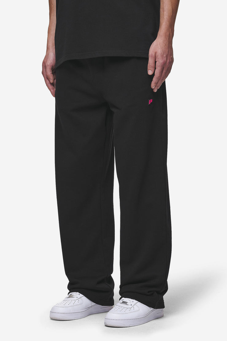 Pegador Leono Loose Sweat Pants Washed Black Virtual Pink Gum Auslauf
