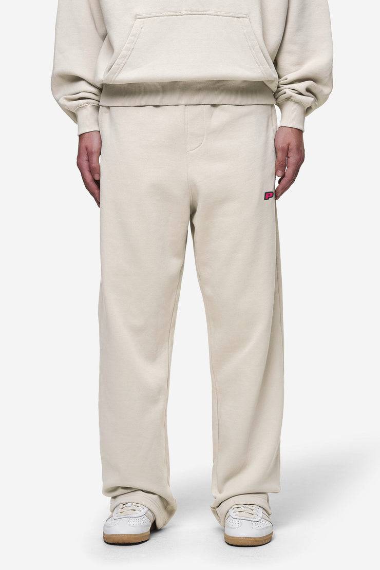 Pegador Leono Loose Sweat Pants Washed Light Beige Virtual Pink Gum Verkauf