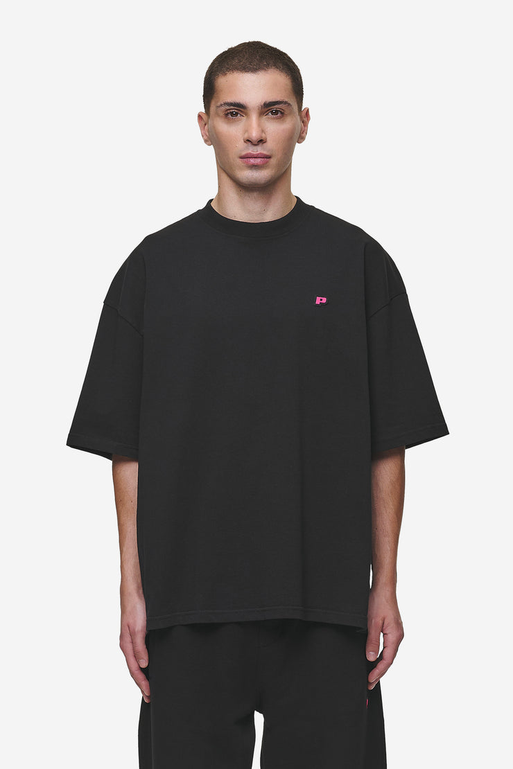 Pegador Leono Boxy Tee Washed Black Virtual Pink Gum im Angebot
