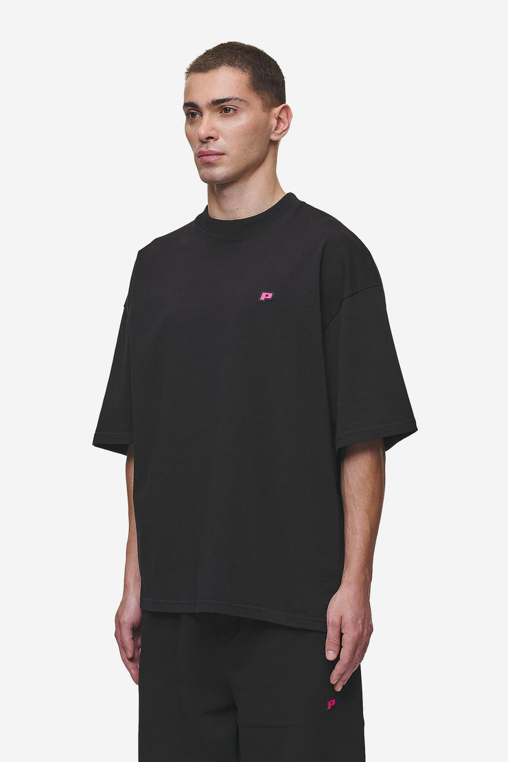 Pegador Leono Boxy Tee Washed Black Virtual Pink Gum im Angebot