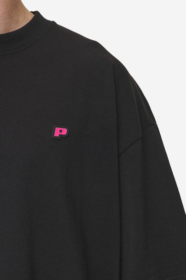 Pegador Leono Boxy Tee Washed Black Virtual Pink Gum im Angebot