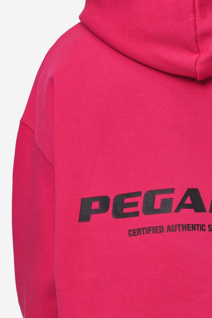 Pegador Colne Logo Oversized Hoodie Washed Virtual Pink Black Meist gekauft