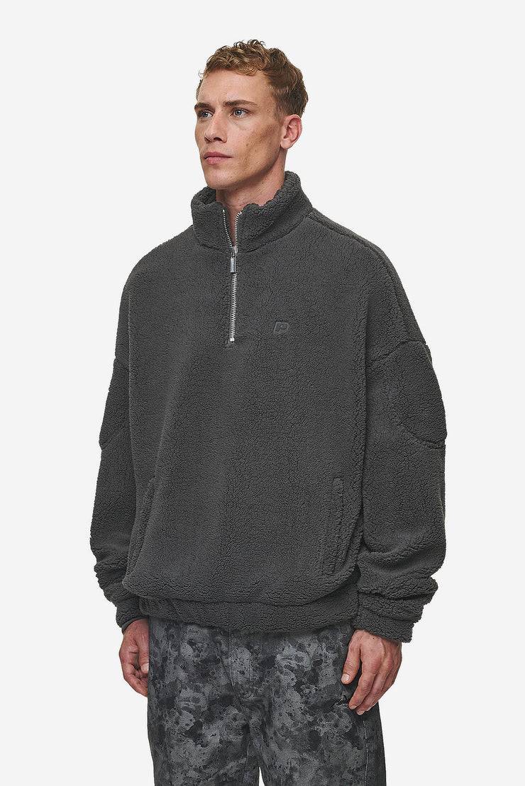 Pegador Munoz Teddy Half Zip Sweater Anthracite Günstig kaufen
