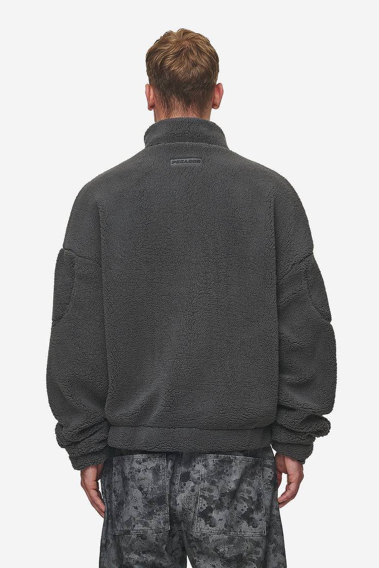 Pegador Munoz Teddy Half Zip Sweater Anthracite Günstig kaufen