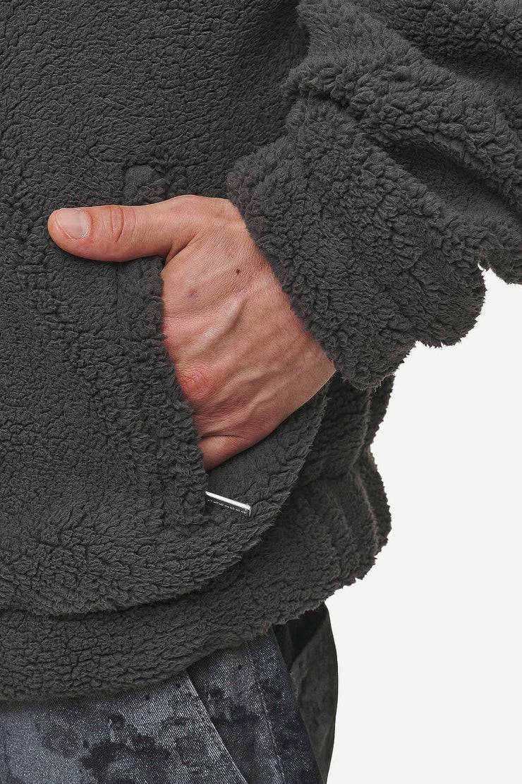 Pegador Munoz Teddy Half Zip Sweater Anthracite Günstig kaufen