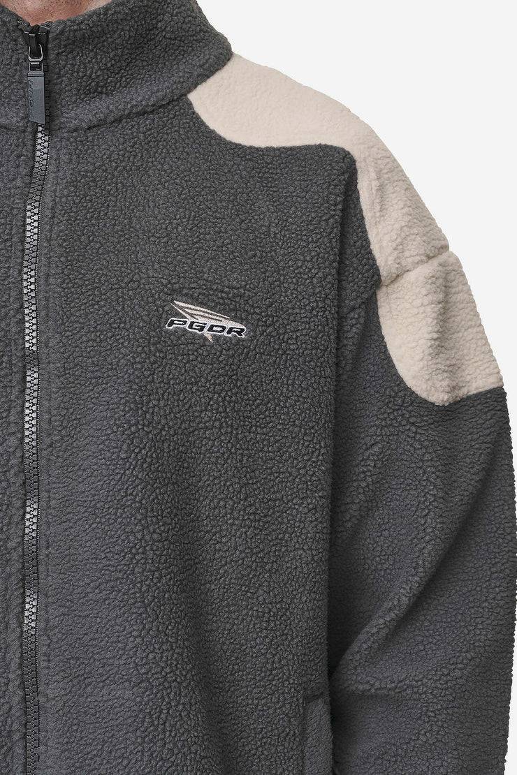 Pegador Willett Fleece Jacket Anthracite Light Beige Begrenztes Angebot
