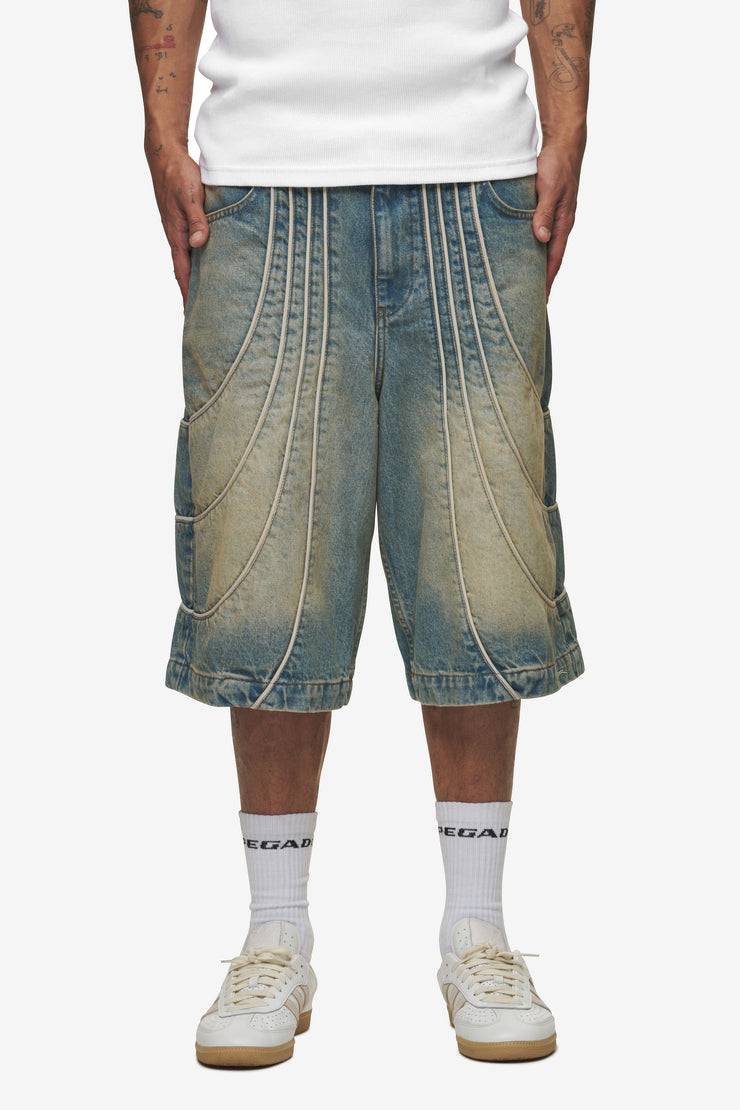 Pegador Treasure Jorts Vintage Blue Lagerräumung