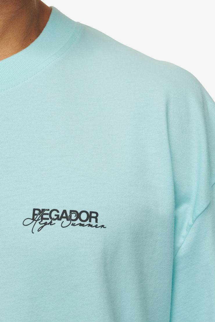 Pegador Patino Oversized Tee Washed Sky Blue Heißer Verkauf