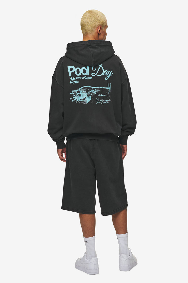 Pegador Patino Oversized Sweat Jacket Vintage Black Top Angebot