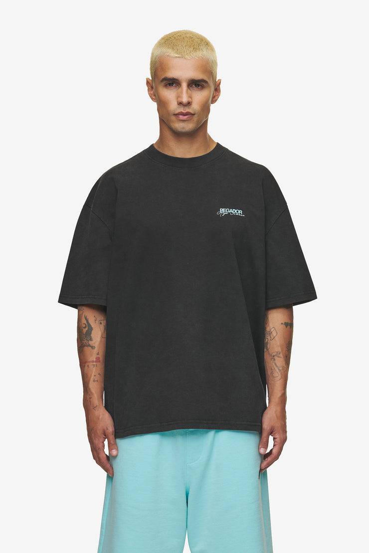 Pegador Patino Oversized Tee Vintage Black Neueste Mode