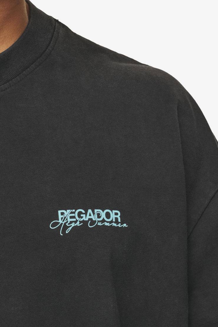 Pegador Patino Oversized Tee Vintage Black Neueste Mode
