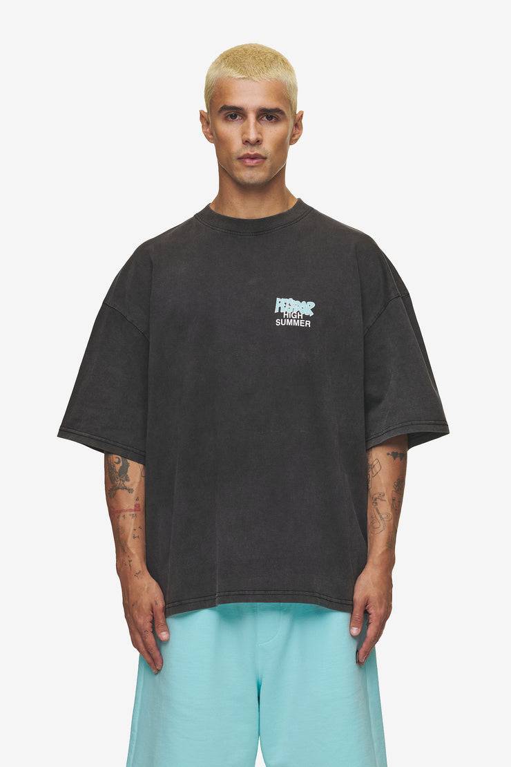 Pegador Farrar Boxy Tee Vintage Black Online Outlet