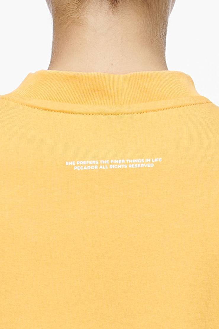 Pegador Birca Heavy Oversized Tee Vintage Washed Golden Sun Zeitlich begrenztes Angebot