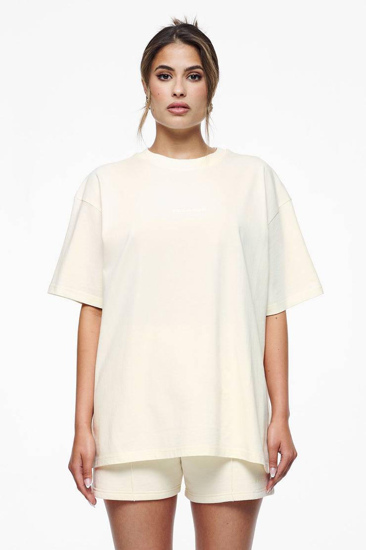 Pegador Bel Air Heavy Oversized Tee Vintage Washed Unbleached Gum Exklusive Angebote