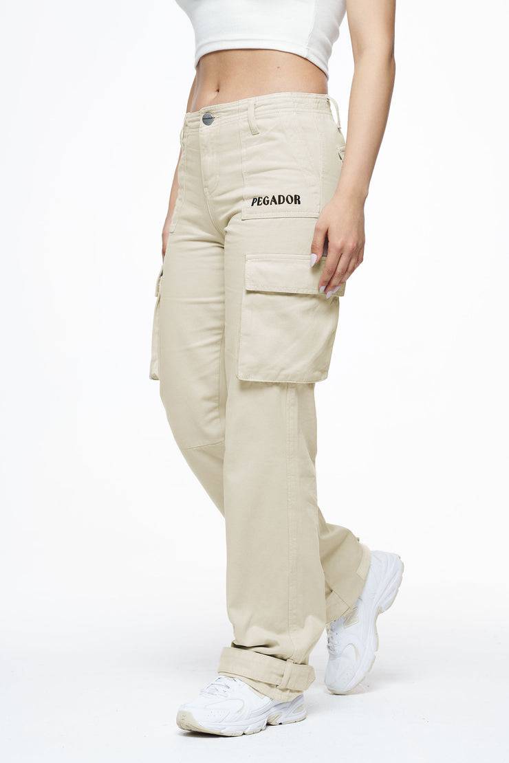 Pegador Arlia Wide Cargo Pants Espresso Bestseller