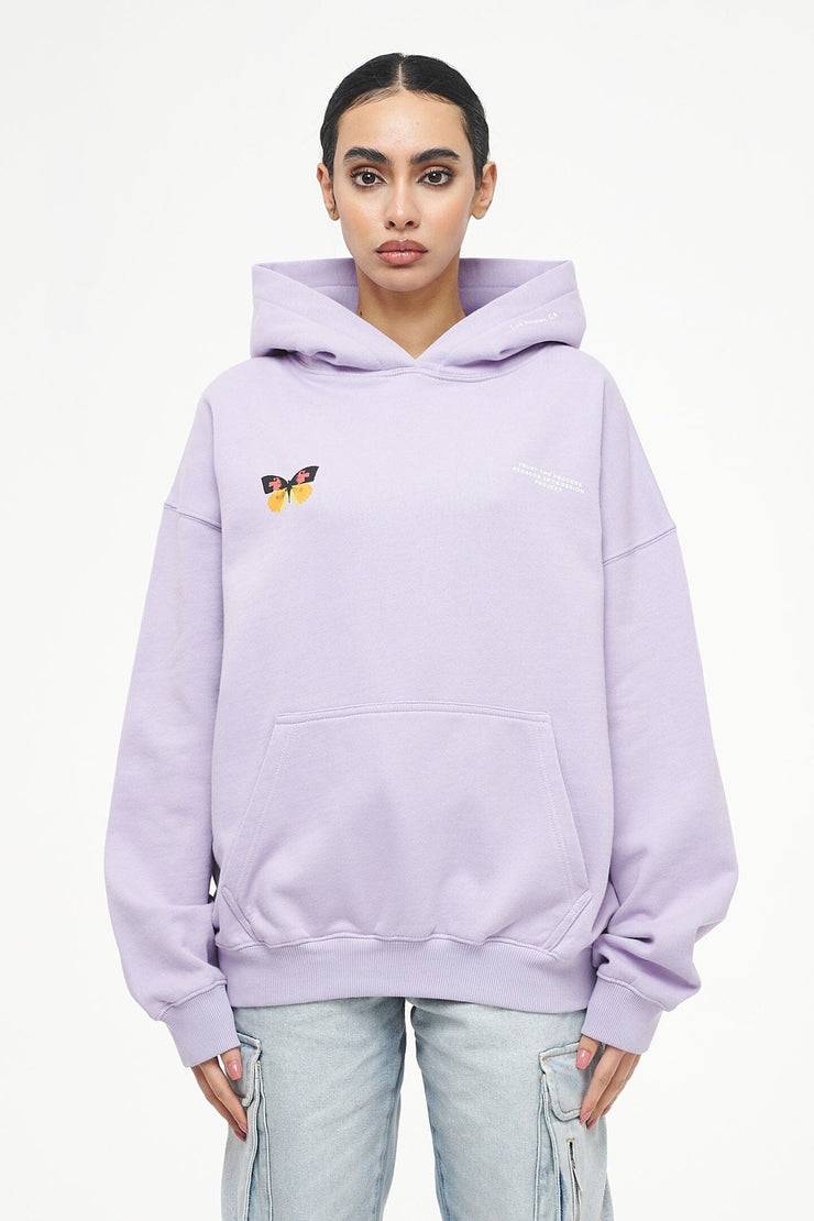 Pegador Mace Oversized Hoodie Vintage Washed Purple Paste Begrenzte Freigabe