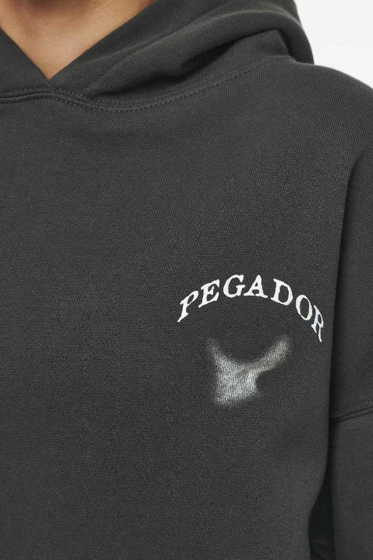 Pegador Angel Oversized Hoodie Vintage Washed Iron Grey Letzte 3 Tage