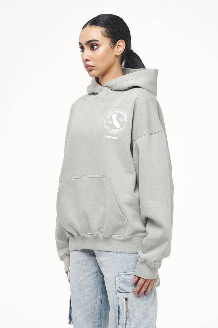 Pegador Jay Oversized Hoodie Vintage Washed Quiet Gray JETZT KAUFEN