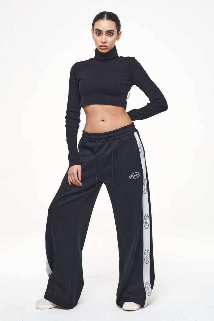 Pegador Zito Rib Cropped Turtleneck Longsleeve Black Letzter Tag