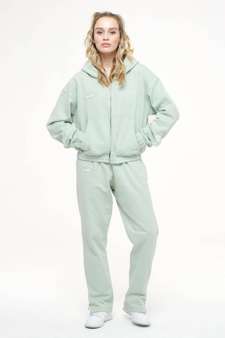 Pegador Olvera Straight Sweat Pants Vintage Washed Milky Green Nur für heute