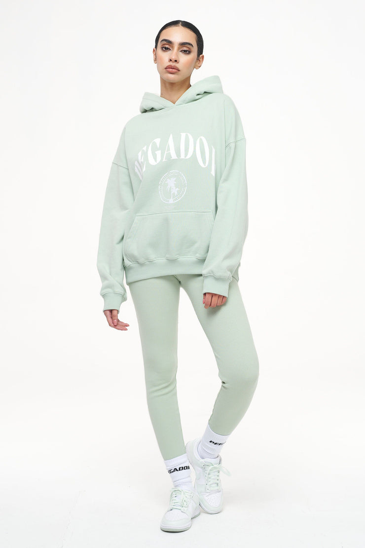 Pegador Jill Rib Leggings Vintage Washed Milky Green Nur noch ein Tag übrig
