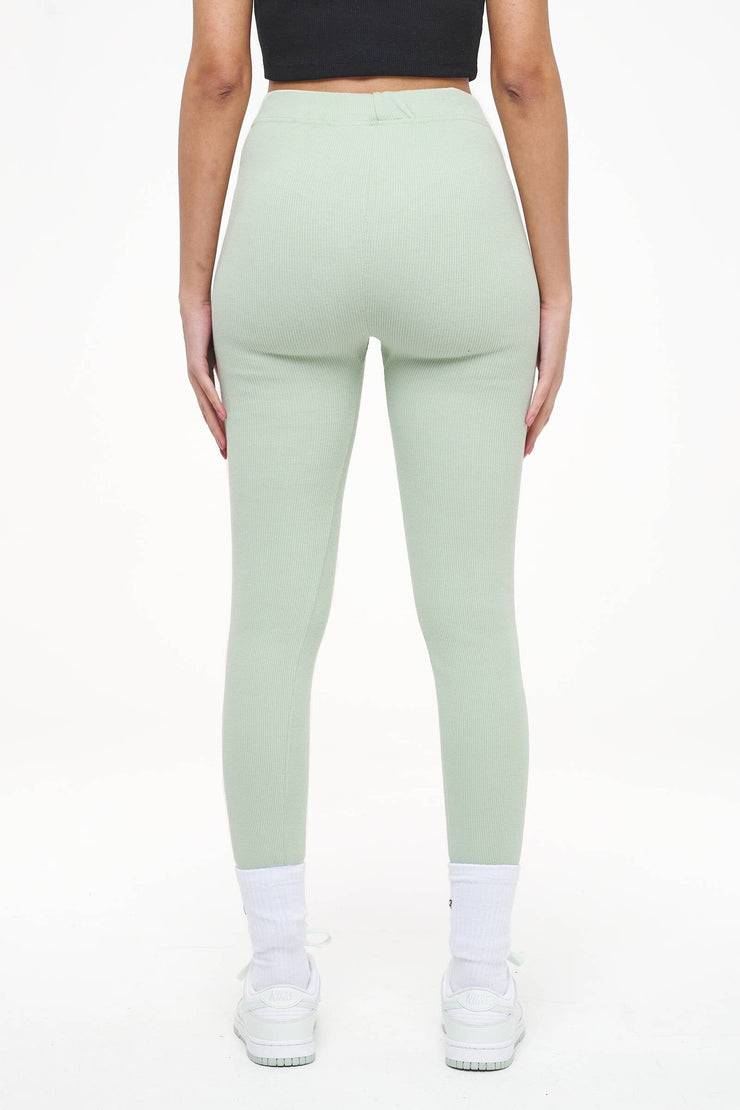 Pegador Jill Rib Leggings Vintage Washed Milky Green Nur noch ein Tag übrig