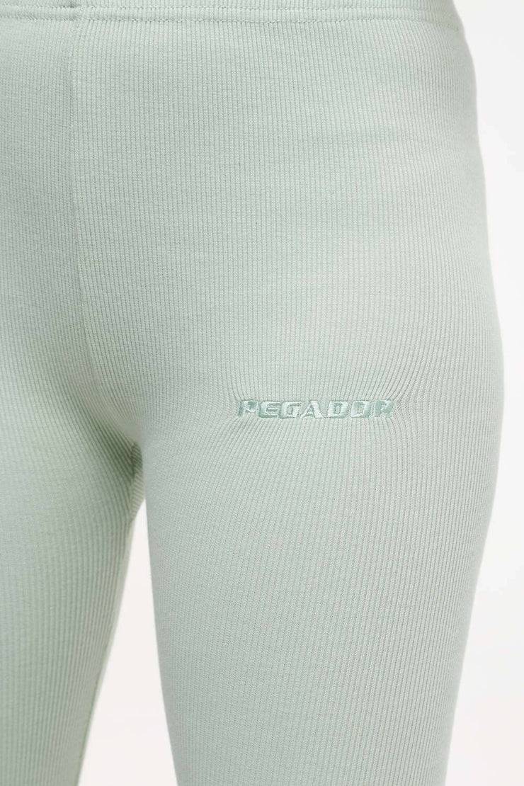 Pegador Jill Rib Leggings Vintage Washed Milky Green Nur noch ein Tag übrig