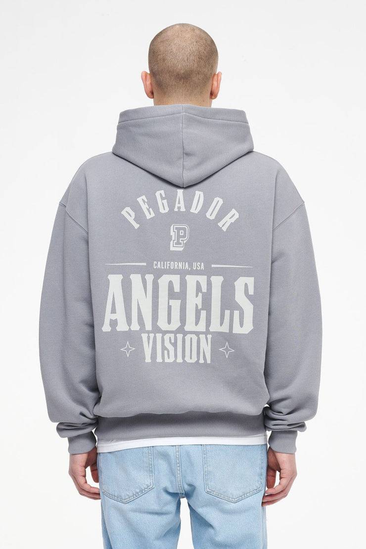Pegador Salal Oversized Sweat Jacket Vintage Washed Dusk Grey 2025