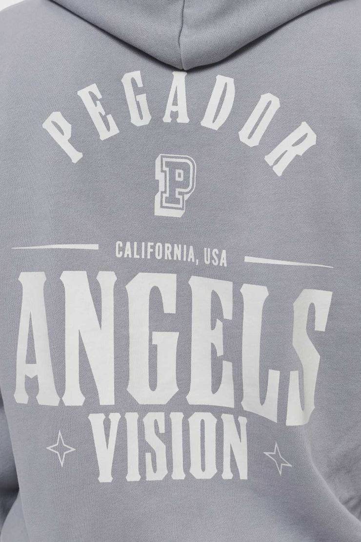 Pegador Salal Oversized Sweat Jacket Vintage Washed Dusk Grey 2025