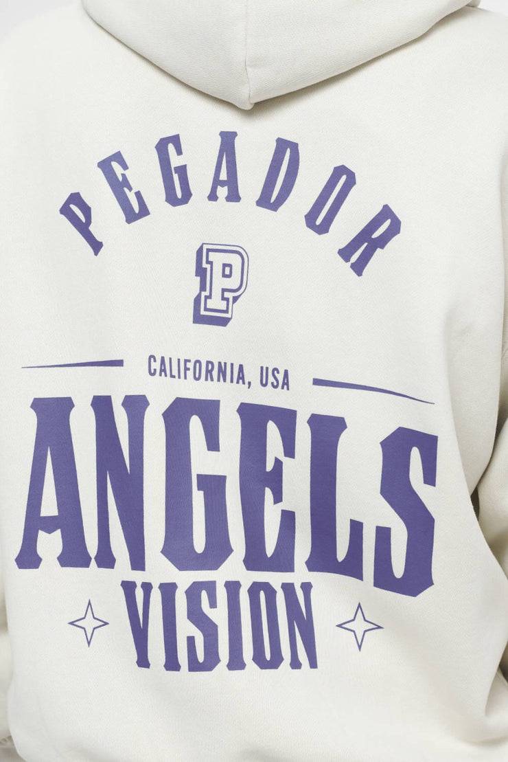 Pegador Salal Oversized Sweat Jacket Vintage Washed Angels Cream Online